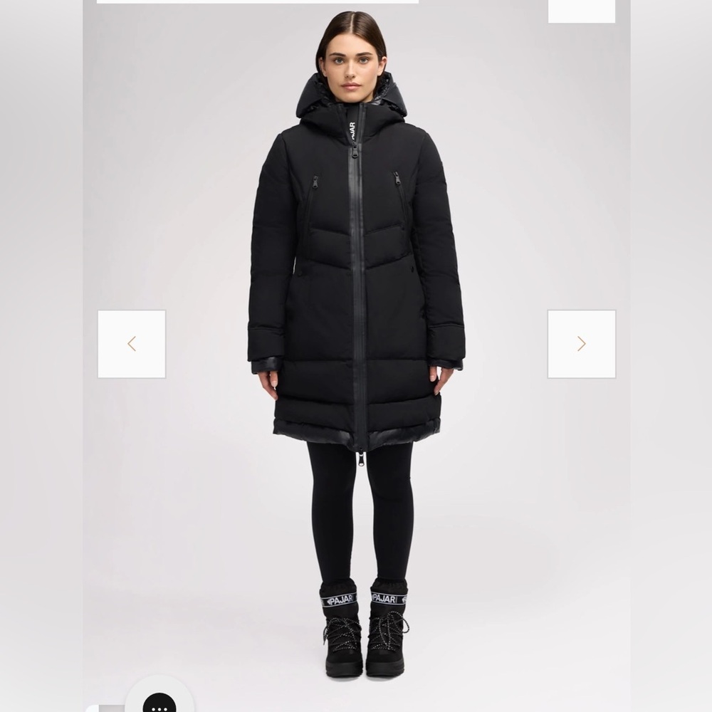 Pajar Women's Black Hooded Puffer Jacket